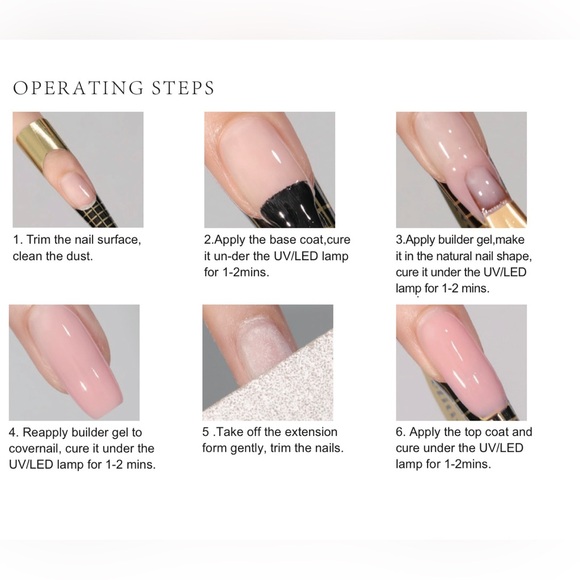 Lily Pretty Clear and Pink Color Builder Nail Gel Set, 2Pcs 15ml - Picture 9 of 10